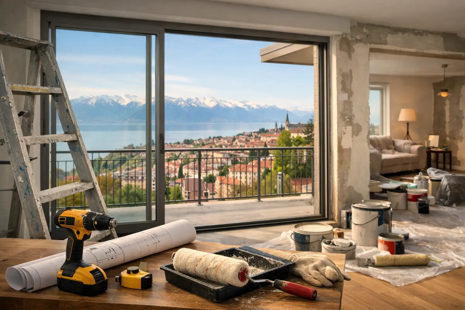 {title} | Excellence Réno Suisse Rénovation appartement Lausanne bien préparée