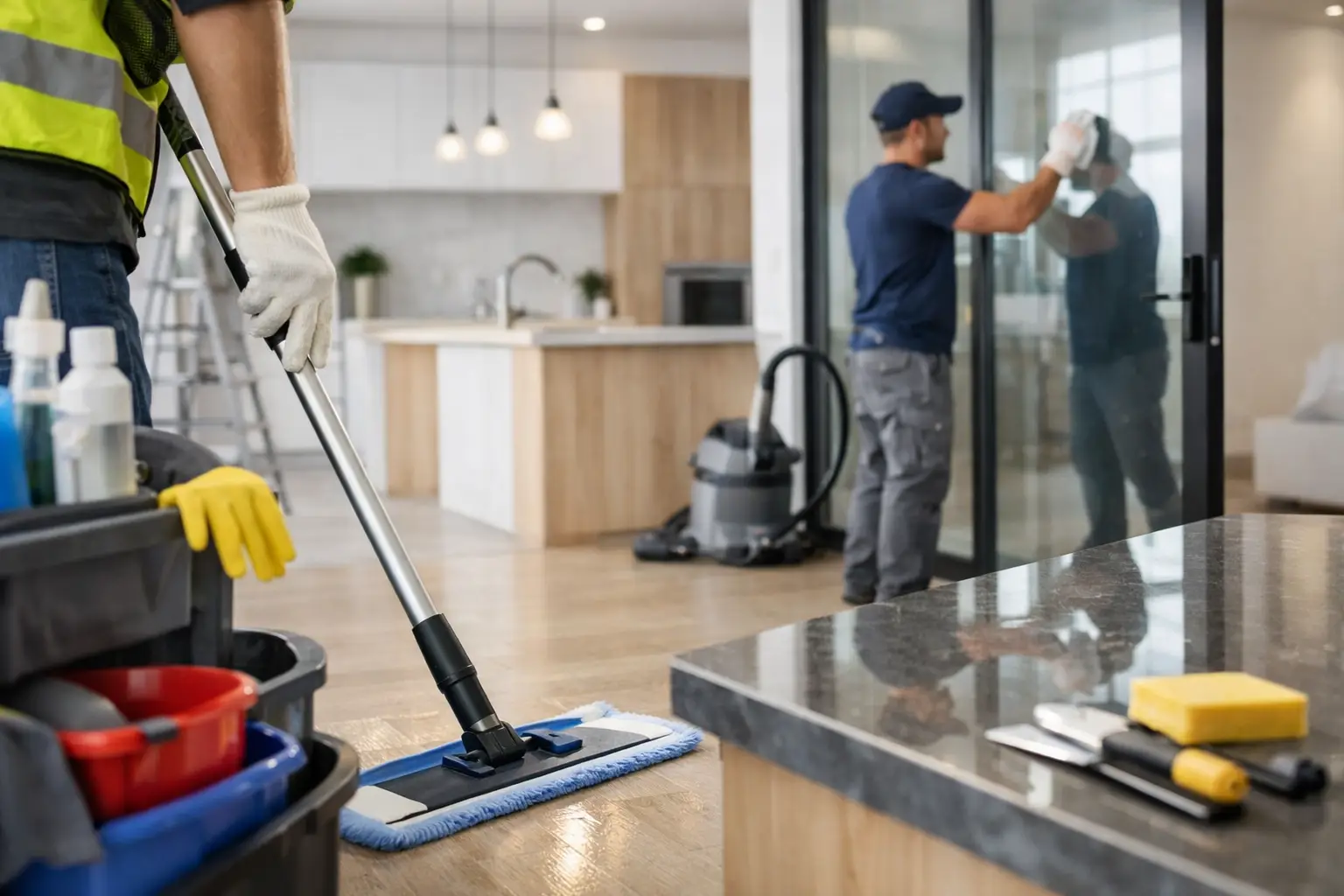 {title} | Excellence Réno Suisse Nettoyage fin de chantier et finitions impeccables
