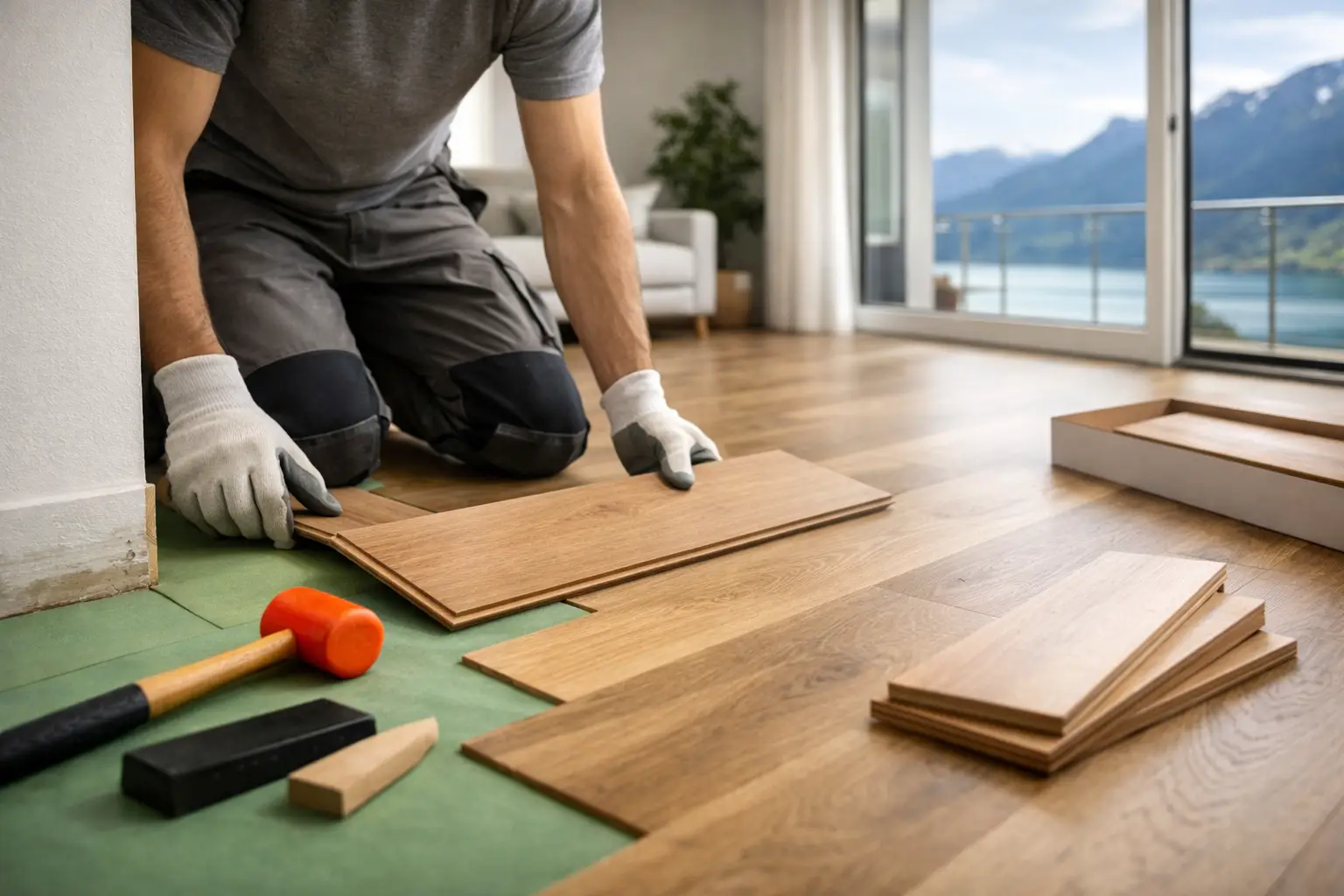 {title} | Excellence Réno Suisse Pose de parquet en appartement dans le Vaud